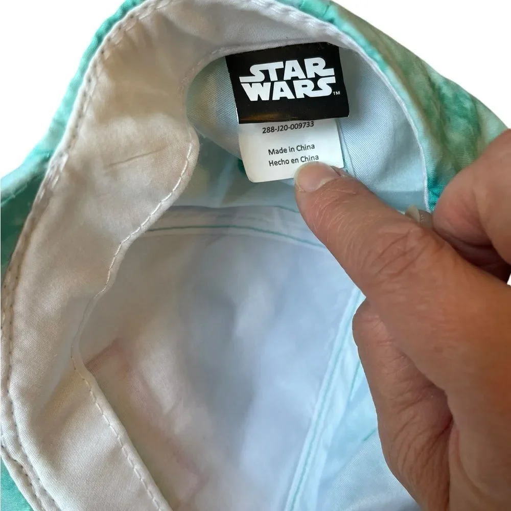 Baby Yoda Youth Hat Star Wars Precious Cargo Cap Kids Green Tie Dye One Size